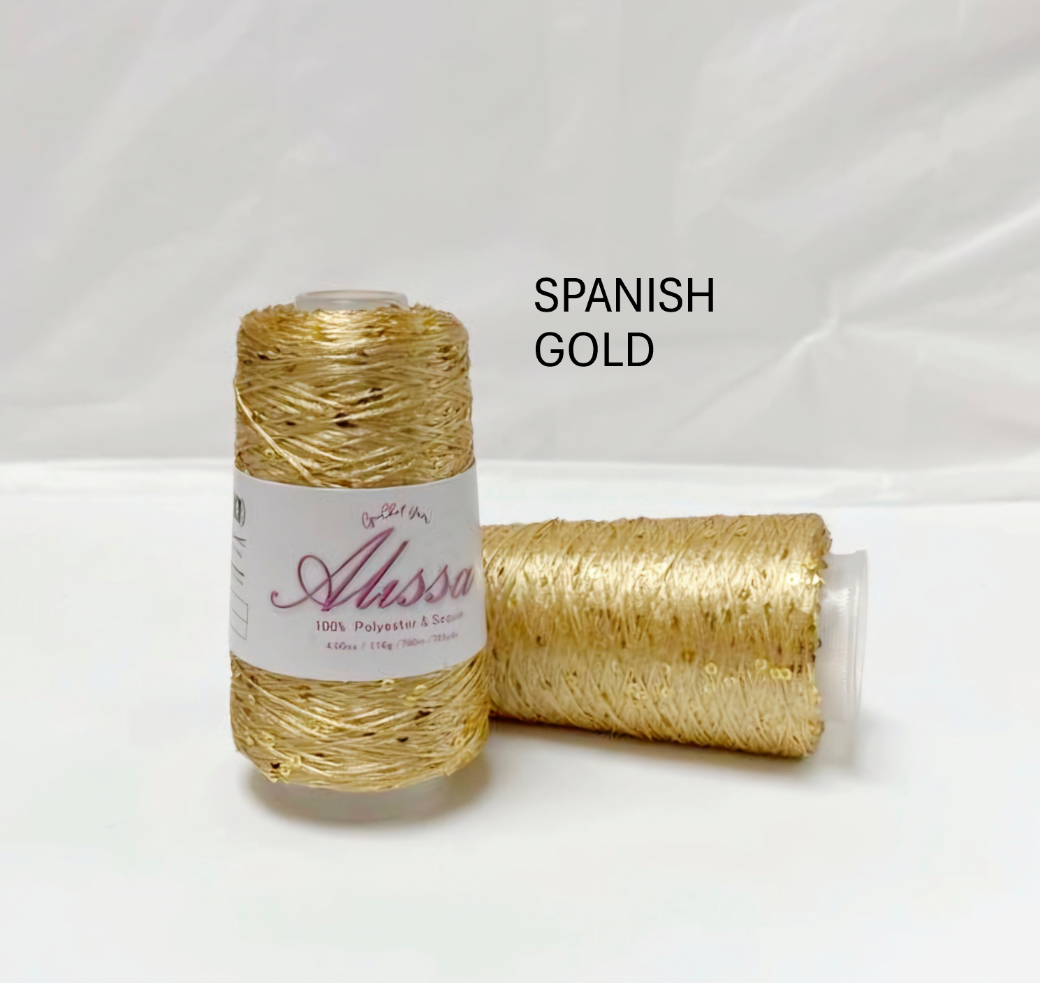 YARN PACK - BAMBOO/COTTON /SEQUINS - ANTIQUE GOLD — GuChet.com